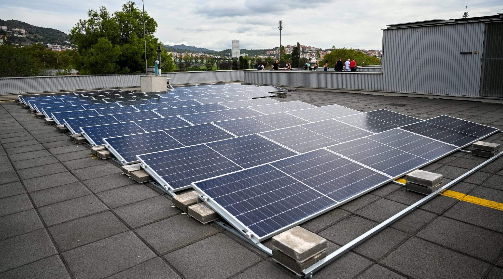 L'ICS ha instal·lat plaques solars al CAP Trinitat Vella. Foto ICS