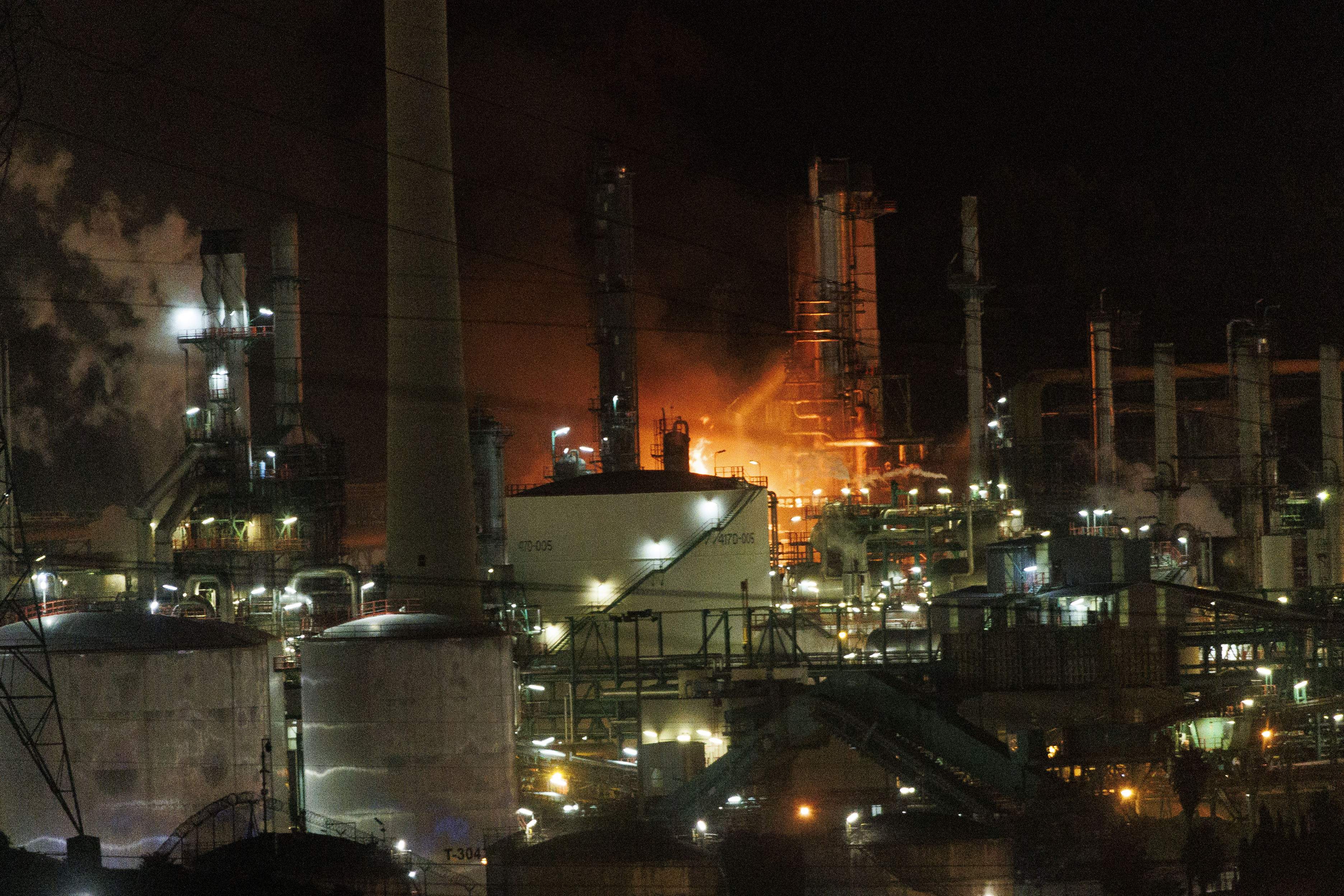 Incendio Repsol Cartagena