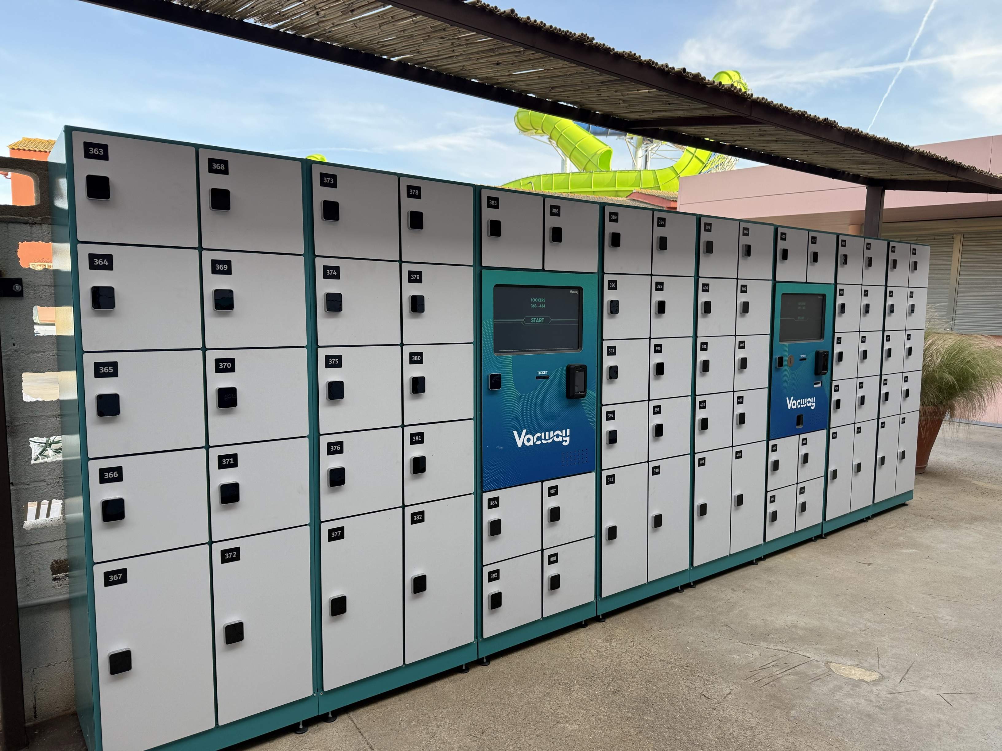 Els armaris intel·ligents de Waterworld, de la firma Vacway