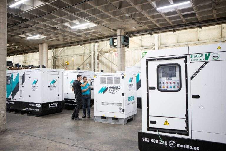 Els equips Stage V de Morillo Energy, a les instal·lacions del grup a Rubí.