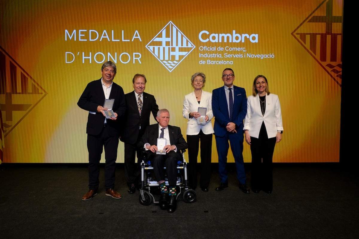 La Cambra de Barcelona entrega la Medalla de Honor a Enric Crous, Anna Mercadé y Joan Planes