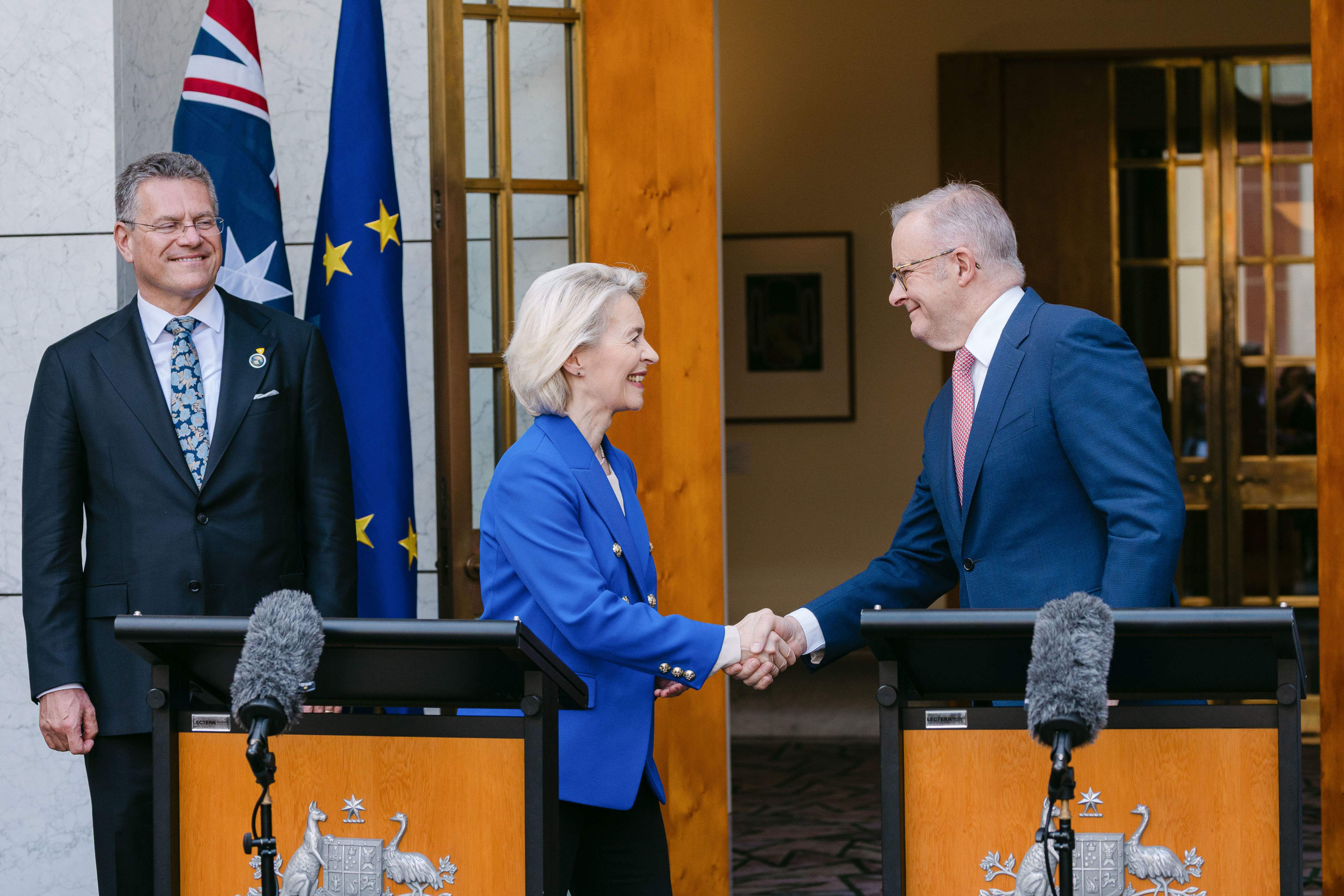 La Unión Europea firma el nuevo acuerdo de libre comercio con Australia