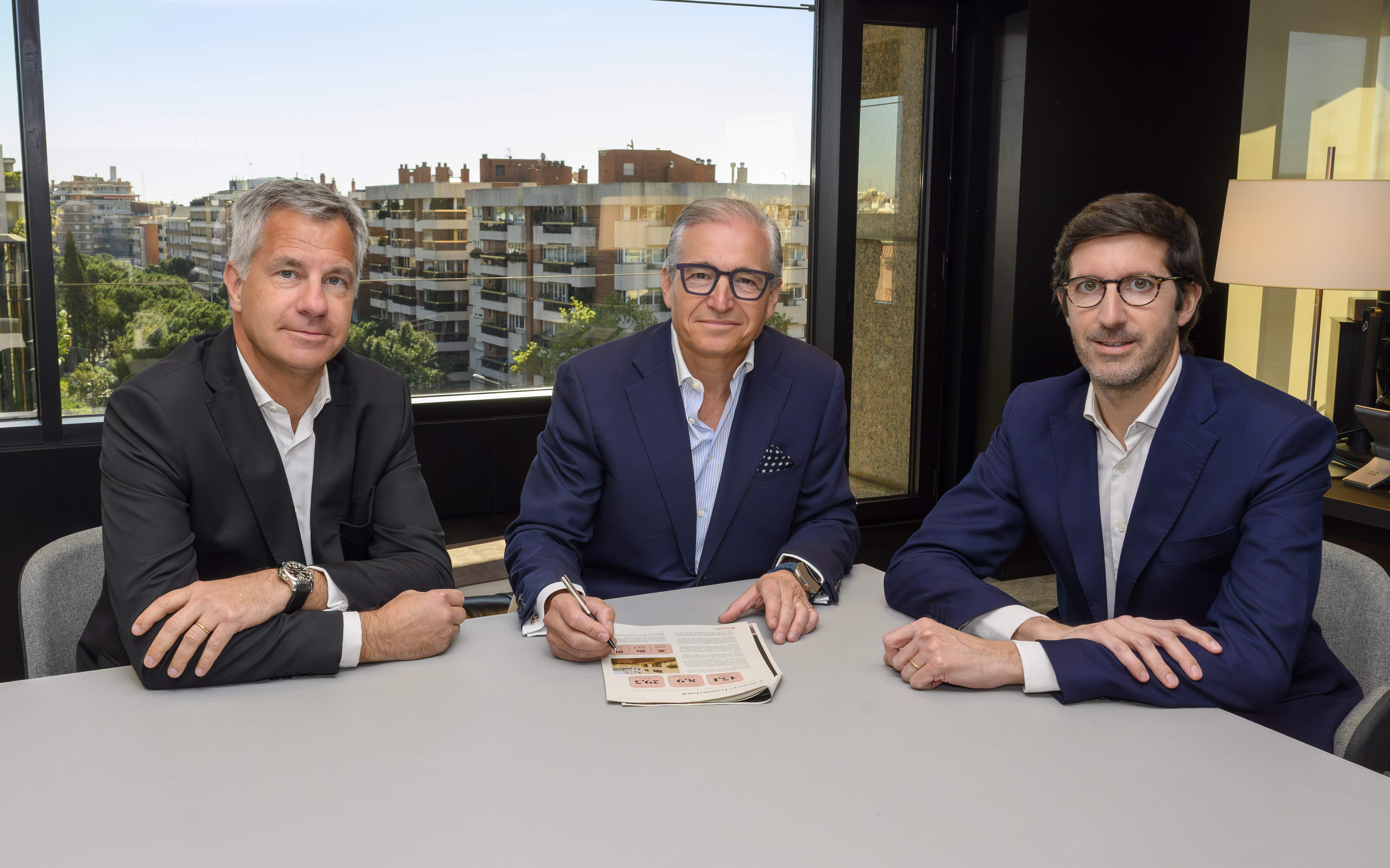 De izquierda a derecha, David Vila, Luis Hernández y Jorge Manent