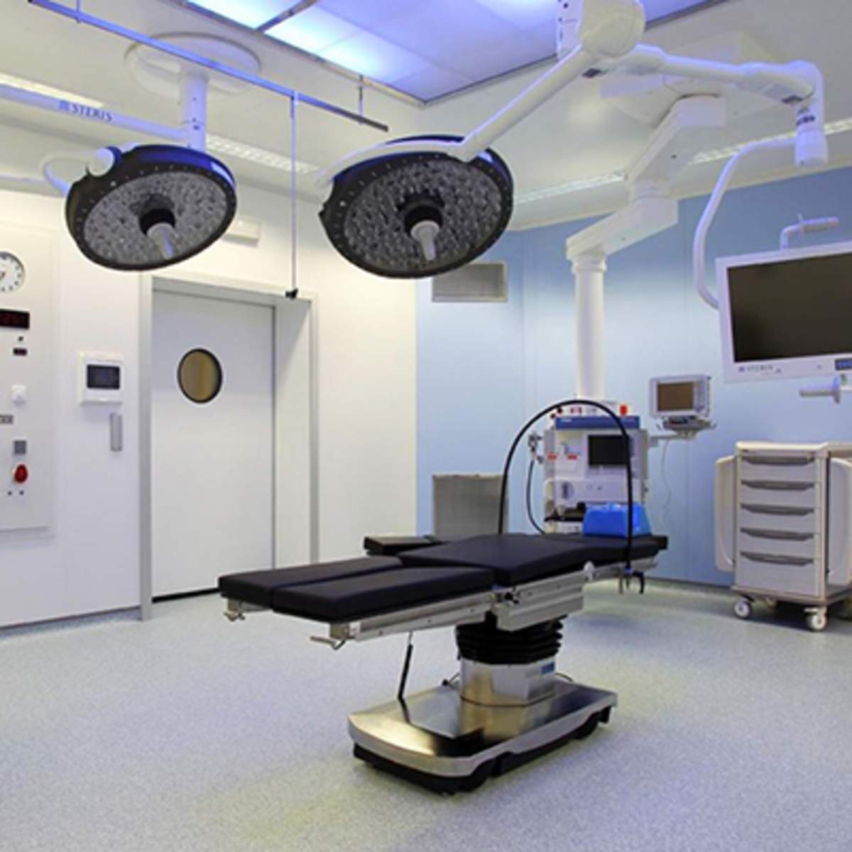 Un dels quiròfans de la Clínica Diagonal, de Barcelona