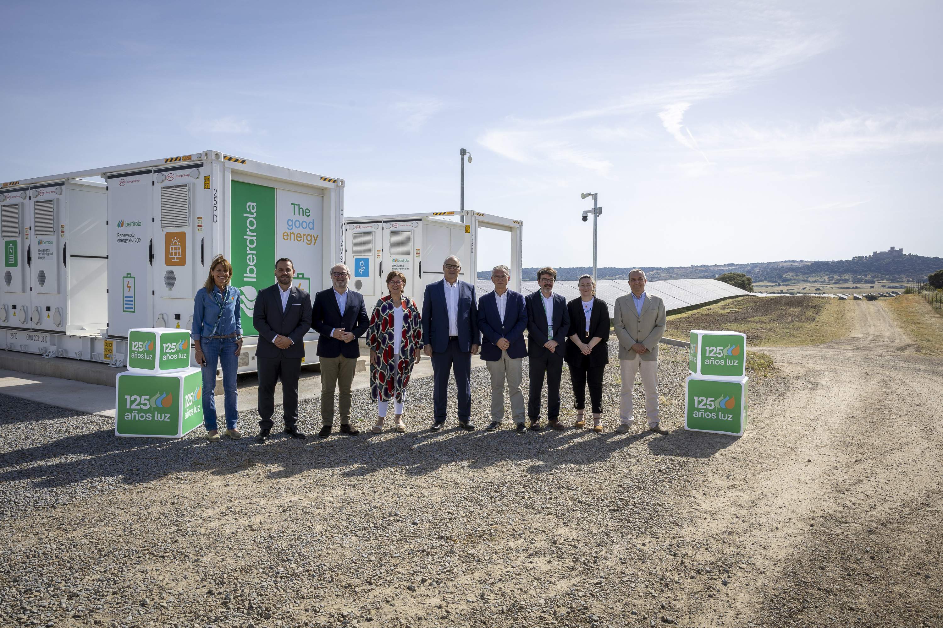 Iberdrola inaugura a Càceres la més gran bateria d'emmagatzematge d'energia d'Espanya