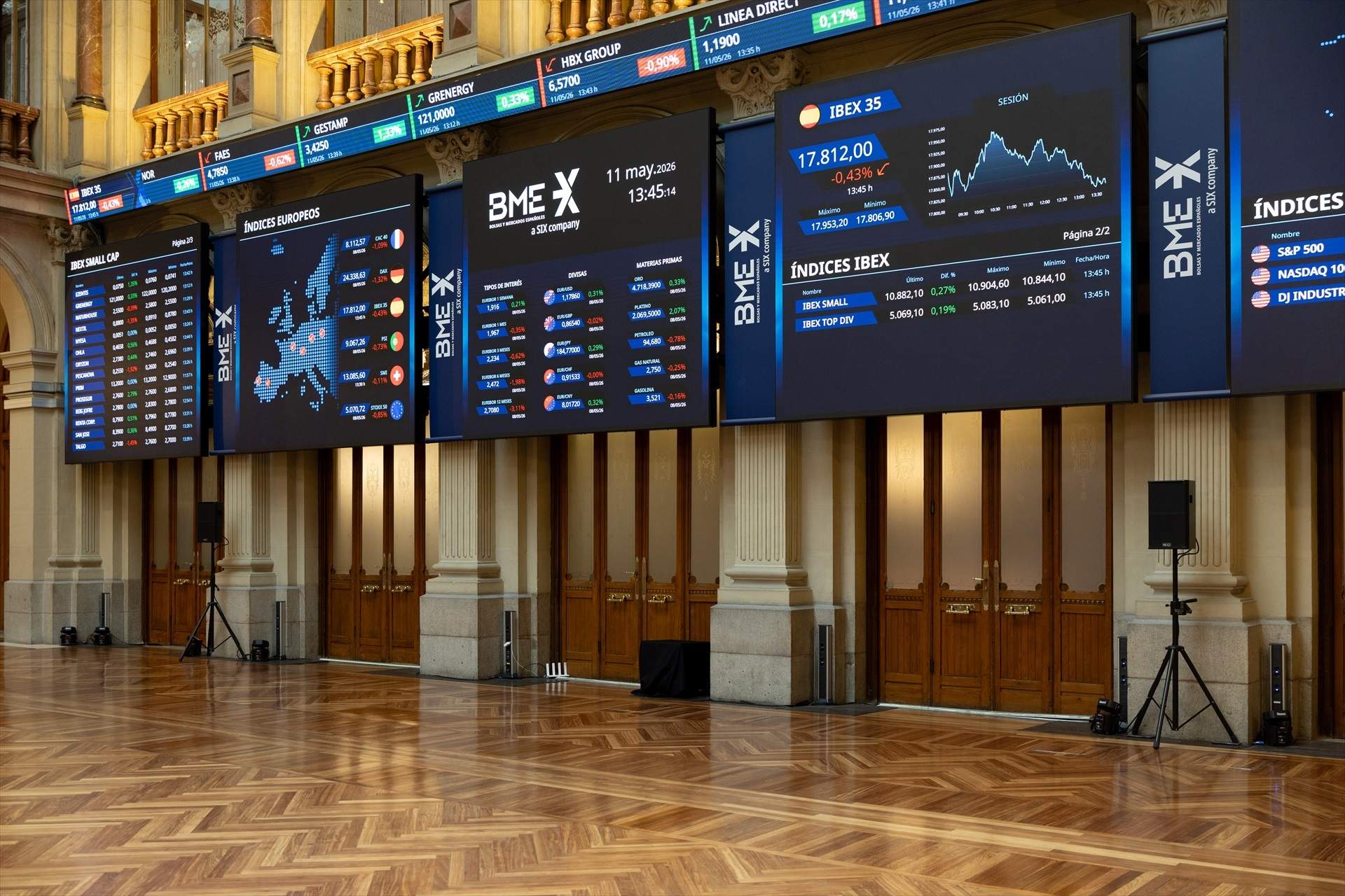 L'Ibex-35 obre amb una pujada del 0,52% i amb el Brent caient l'1%