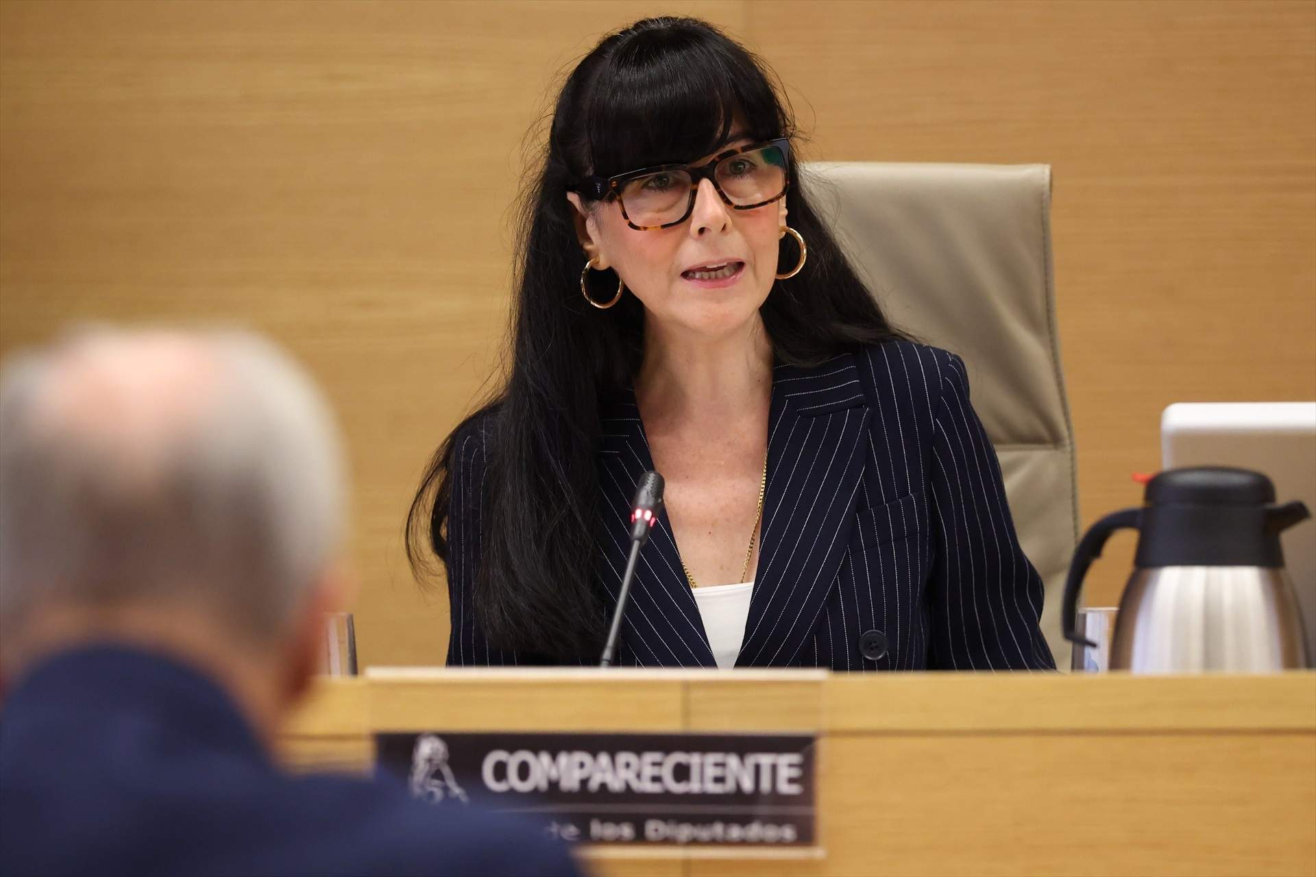 La presidenta de la Sociedad Estatal de Participaciones Industriales (SEPI), María Belén Gualda González.  Foto: Alejandro Martínez Vélez / Europa Press