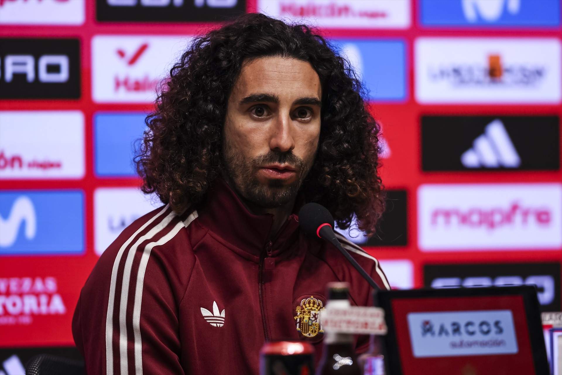 EuropaPress 7408684 marc cucurella of spain attends the press conference ahead of the