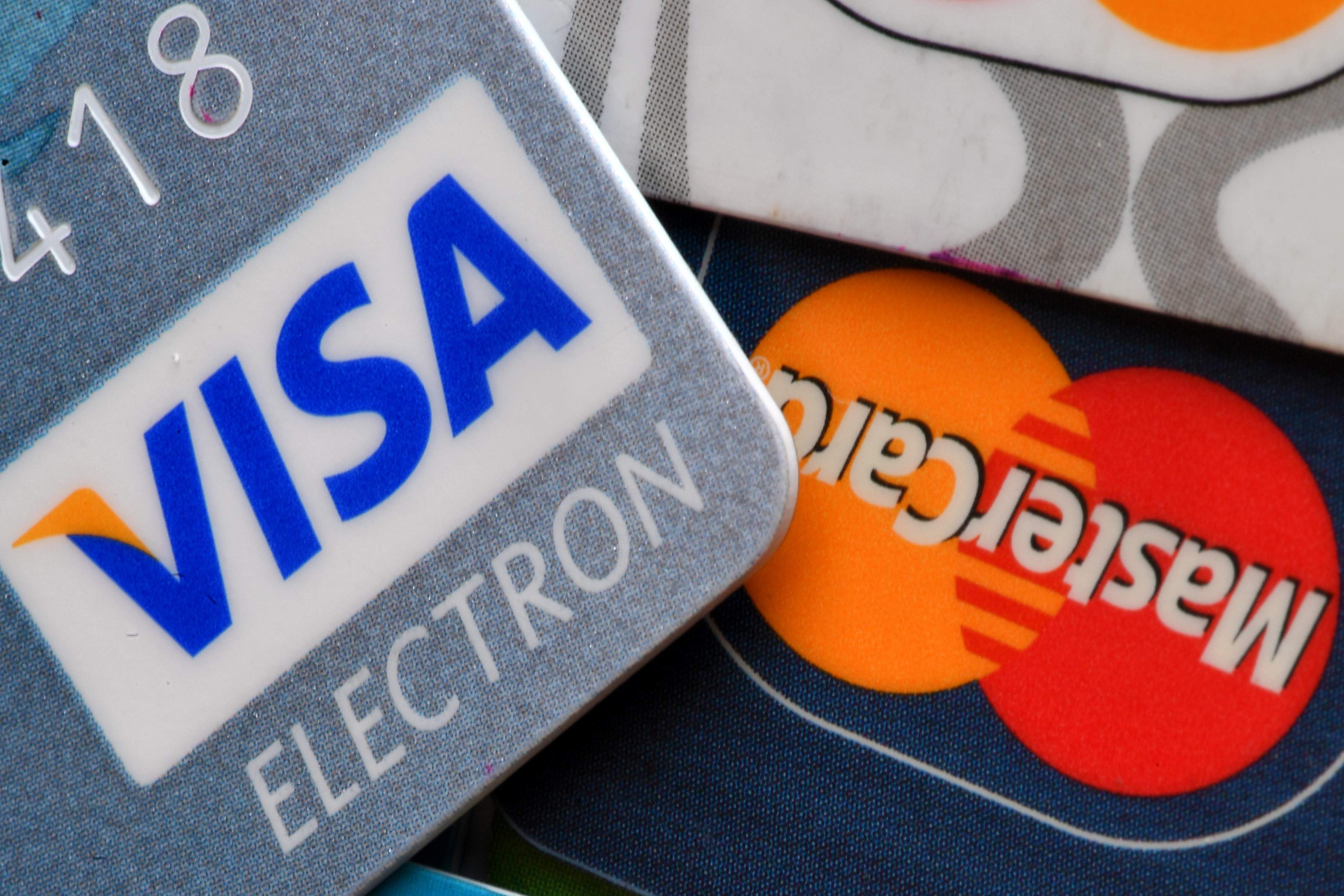 Tarjetas visa y mastercard EP