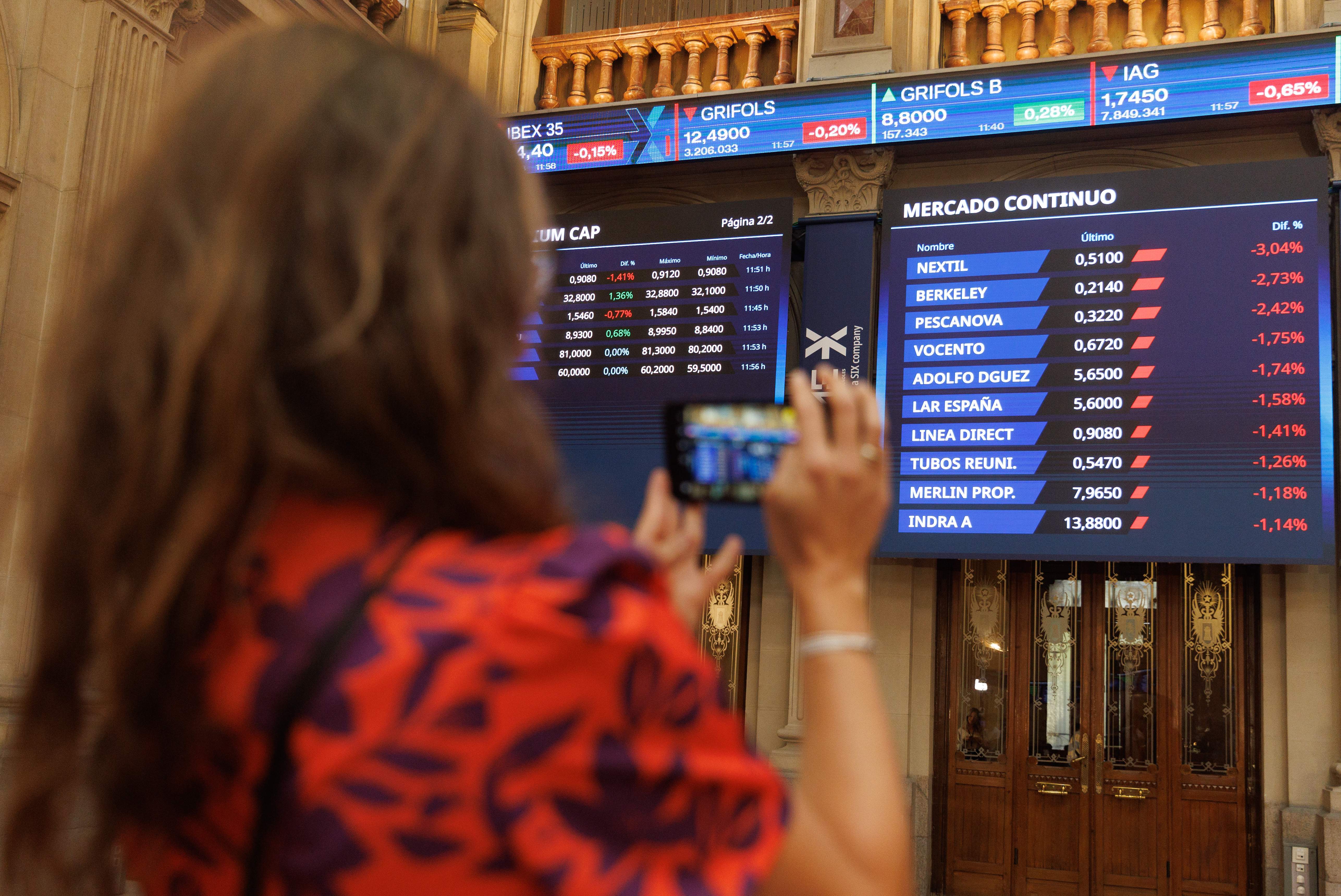 El Ibex y las bolsas europeas abren con caídas empujadas por Asia