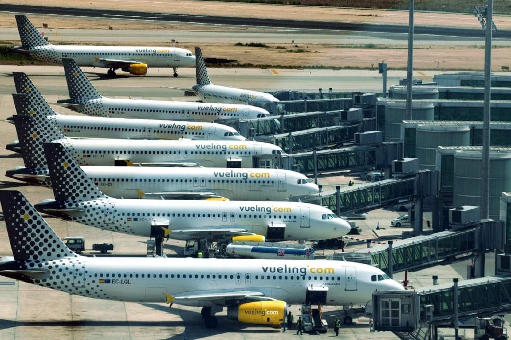 operativa de vueling en el prat