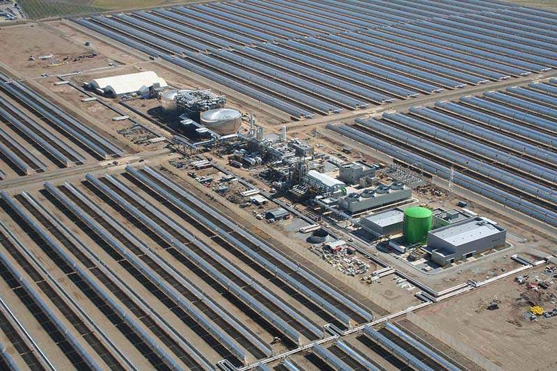 El parque termosolar Andasol, en Granada, donde invirtió la firma