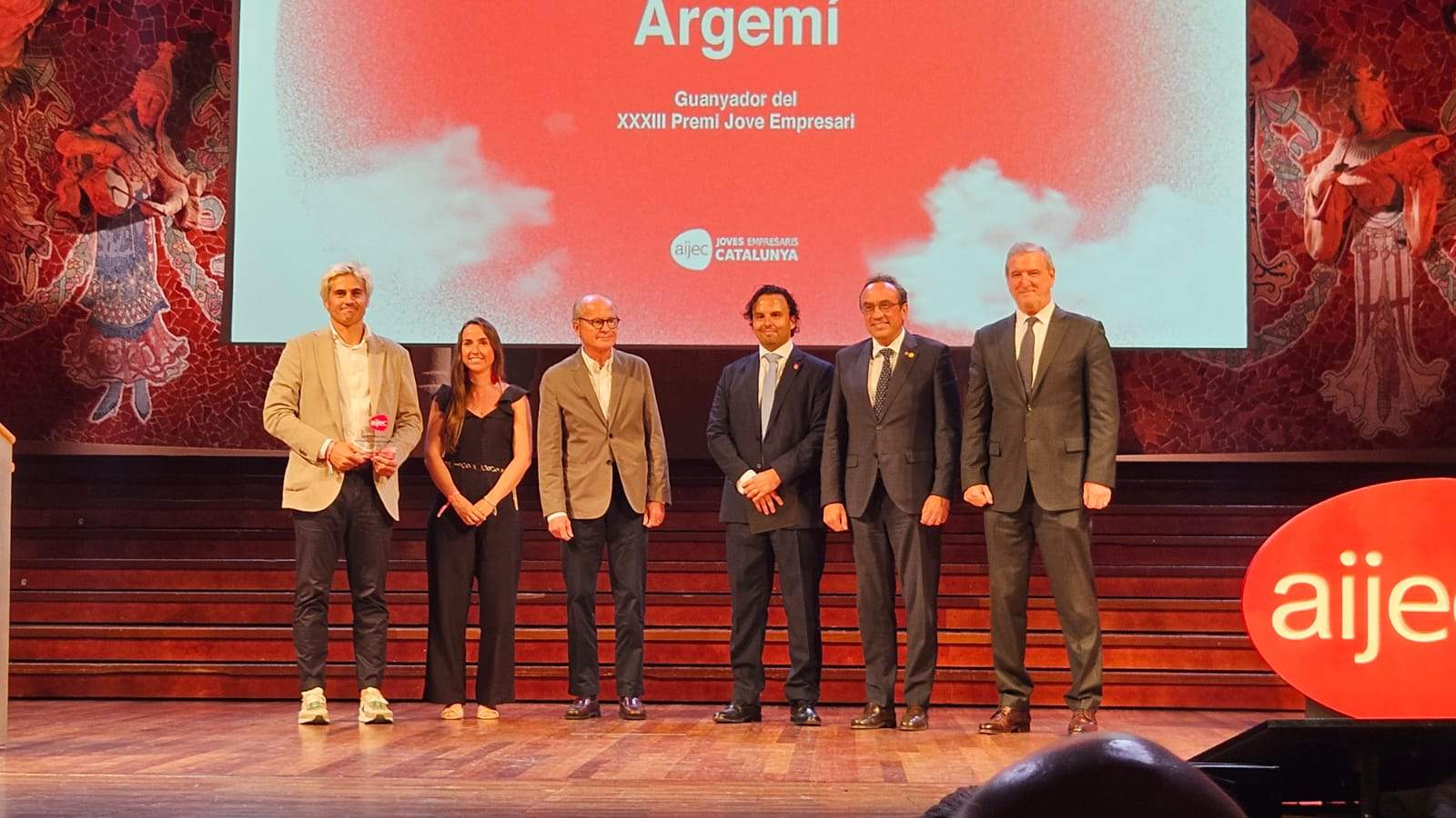 L’Aijec premia Adrià Argemí com a millor jove empresari i reconeix Jaume Alsina, fundador de BonÀrea