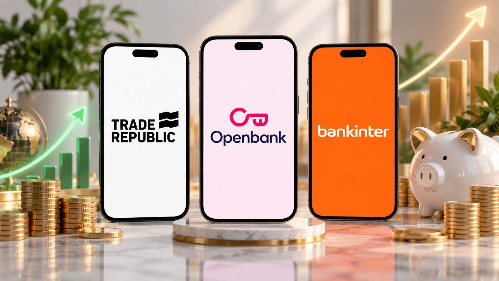 Cuenta a cuenta: Trade Republic, Bankinter y Openbank comparados con el TIN y la TAE de septiembre