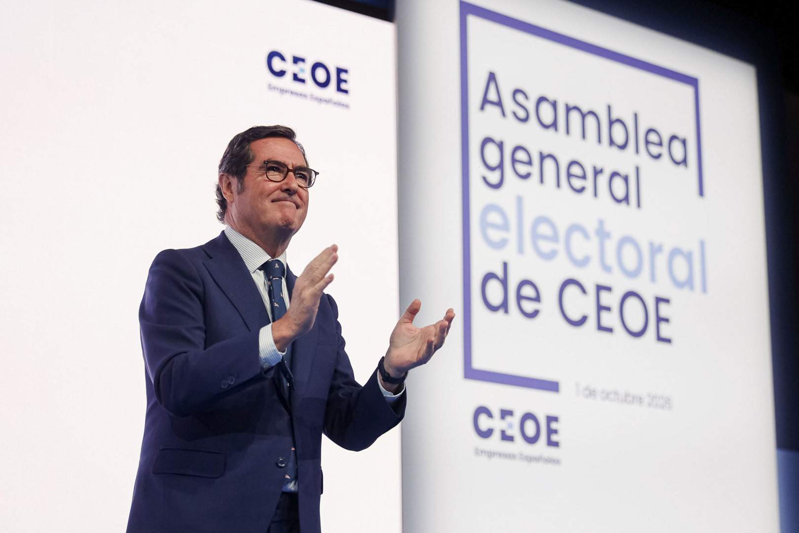 Antonio Garamendi, reelegit president de la CEOE per a un tercer mandat