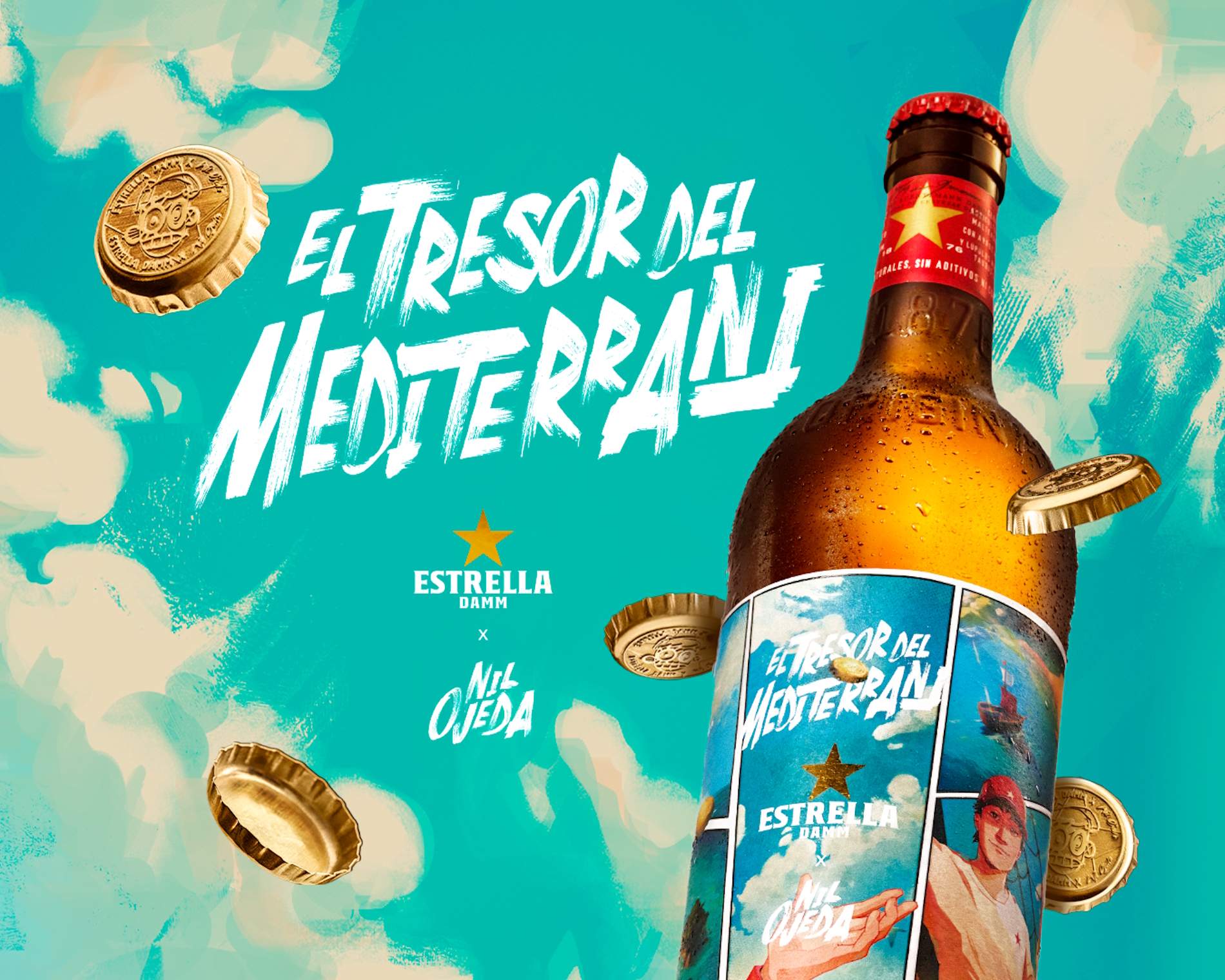Estrella Damm i Nil Ojeda amaguen dos tresors d’or massís a Catalunya i Madrid