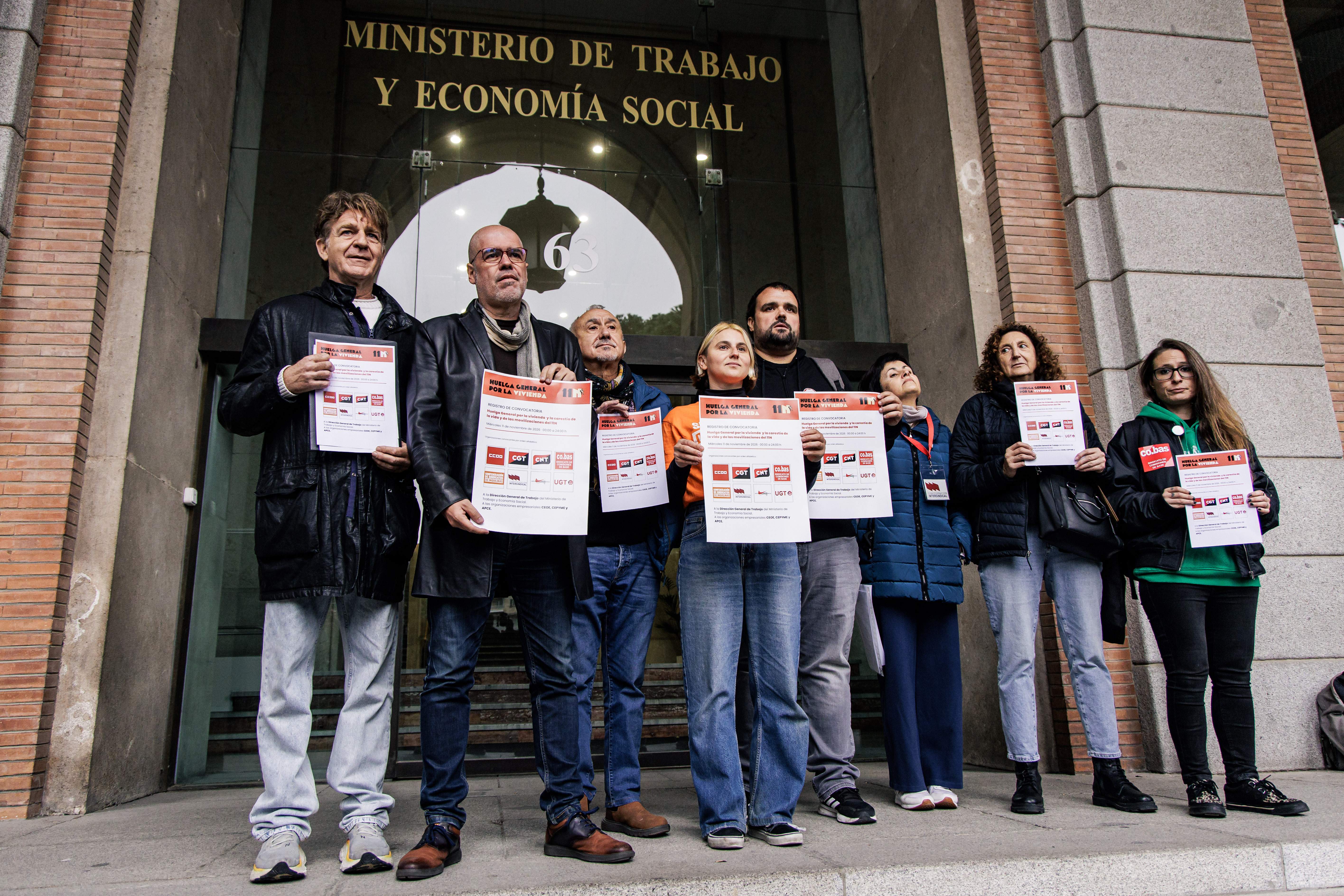 CCOO i UGT formalitzen la vaga general de l'11 de novembre