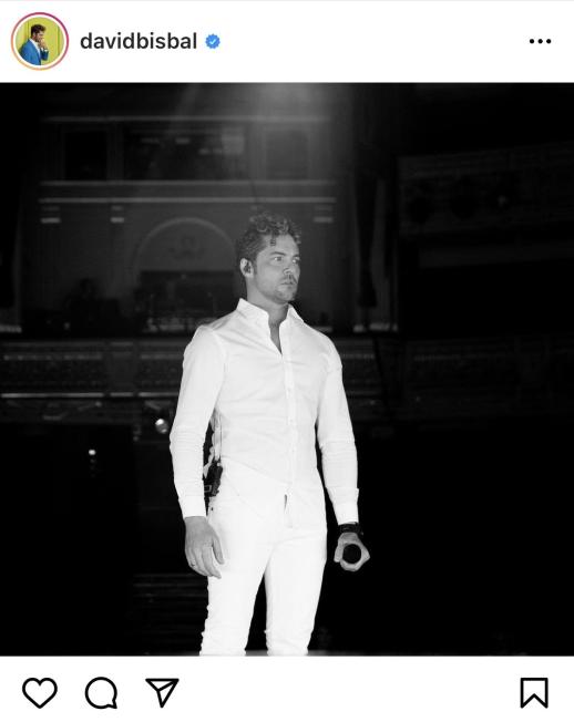 David Bisbal es posa emotiu recordant un moment molt especial (Instagram)