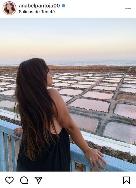 Anabel Pantoja reivindica su pueblo (Instagram)