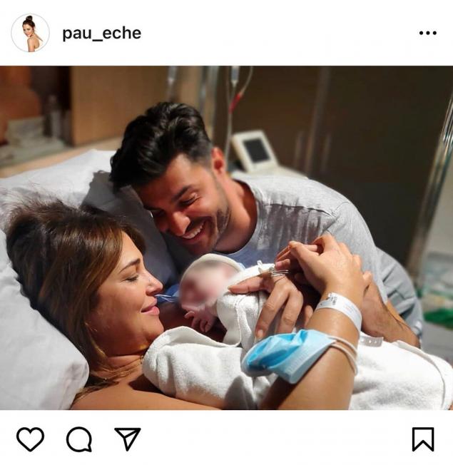 Paula Echevarría comparte la primera foto con su hijo después de parir (Instagram)