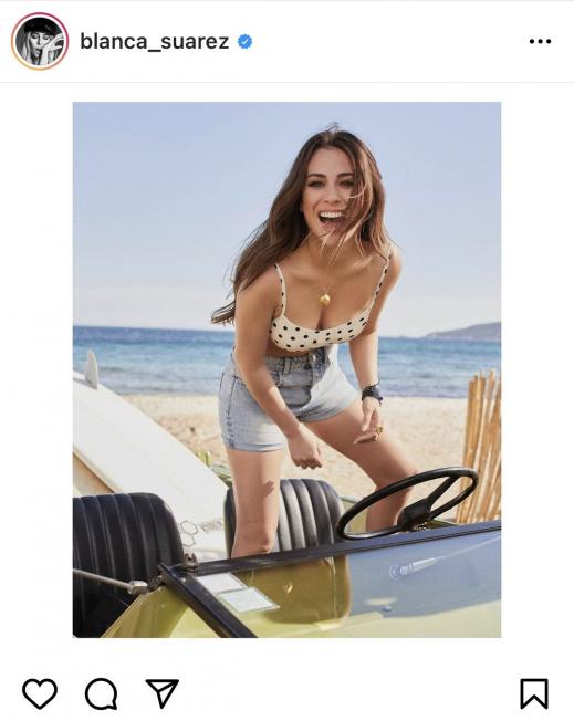 Blanca Suárez en bikini, ansiosa para qué llegue el verano (Instagram)