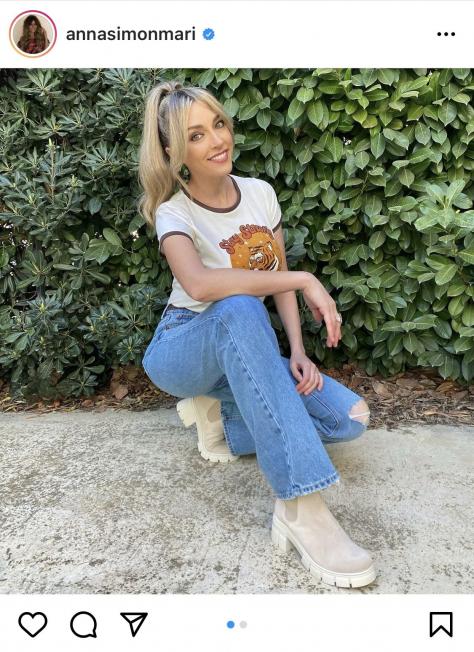Anna Simón con su mejor sonrisa (Instagram)