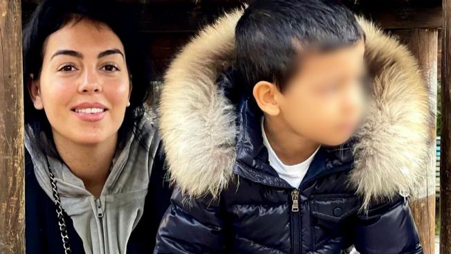 Georgina Rodríguez amb Mateo Ronaldo (Instagram)