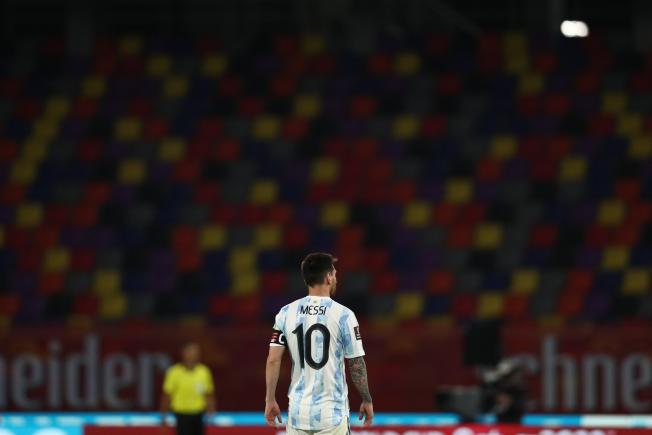 Messi durant el partit / EFE
