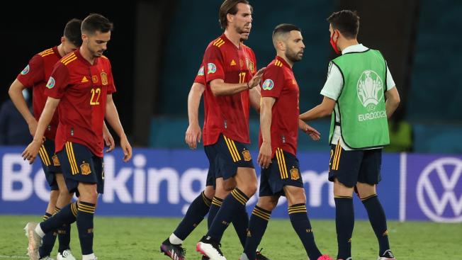 Los jugadores españoles decepcionados Los jugadores españoles decepcionados