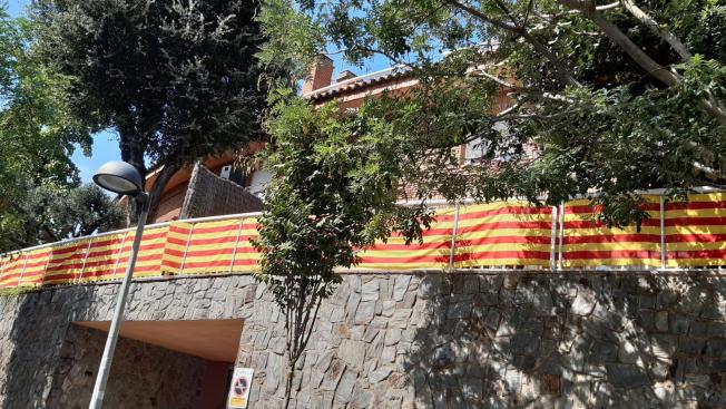 Imatge des de Sant Cugat del Vallès de Josep Pros