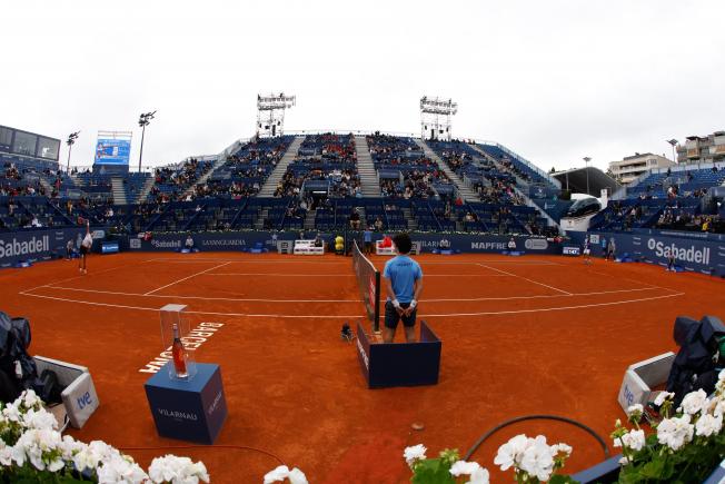 La pista Rafa Nadal antes del inicio de la jornada
