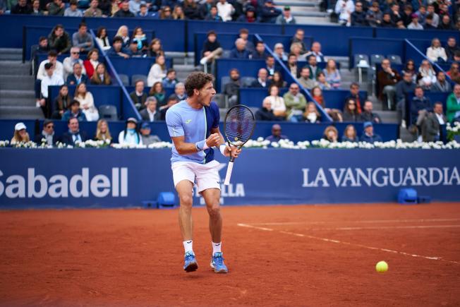 Pablo Carreño celebrando un punto