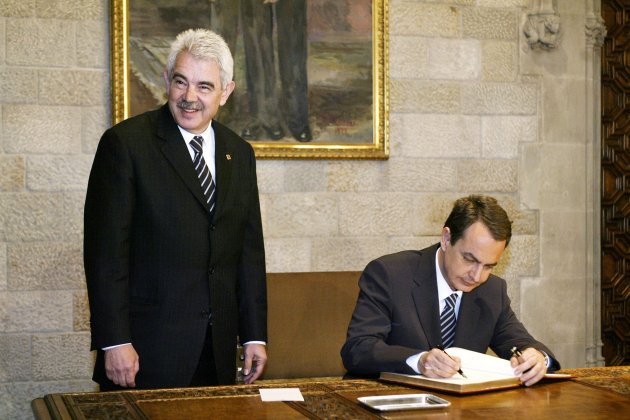 Maragall Zapatero Generalitat Ruben Moreno 