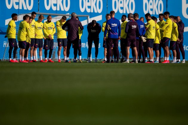 Setién entrenamiento Barça EFE