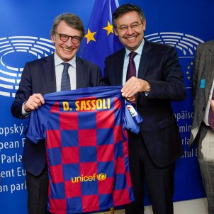 Bartomeu Sassoli Gerard Esteva Parlament Europeu Barca @barcelonafutur Bartomeu Sassoli Gerard Esteva Parlament Europeu Barca @barcelonafutur