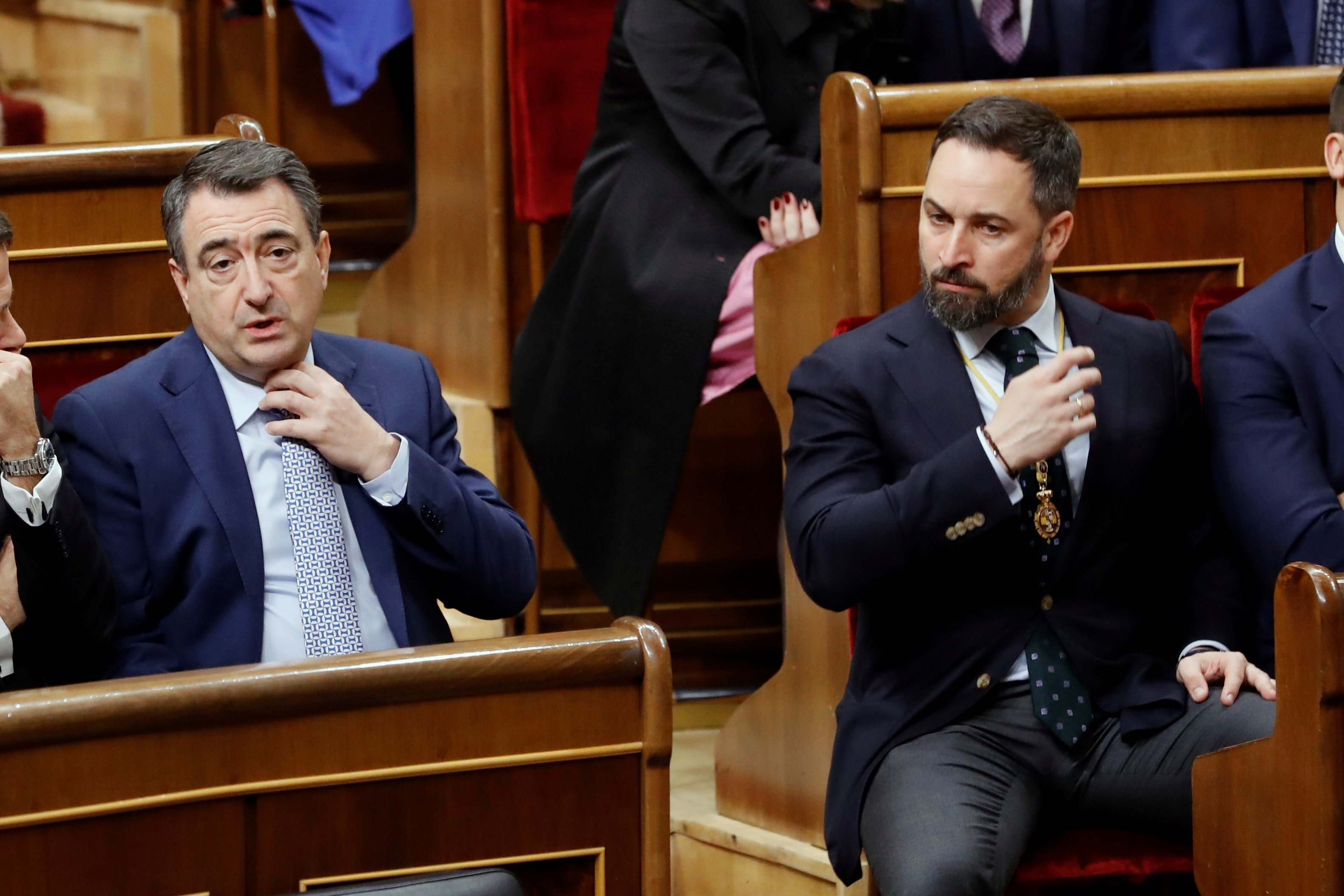 Abascal compara a los independentistas con los votantes de Hitler