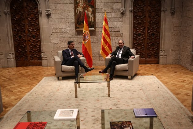 Torra i Sánchez reunió Generalitat   Sira Esclasans