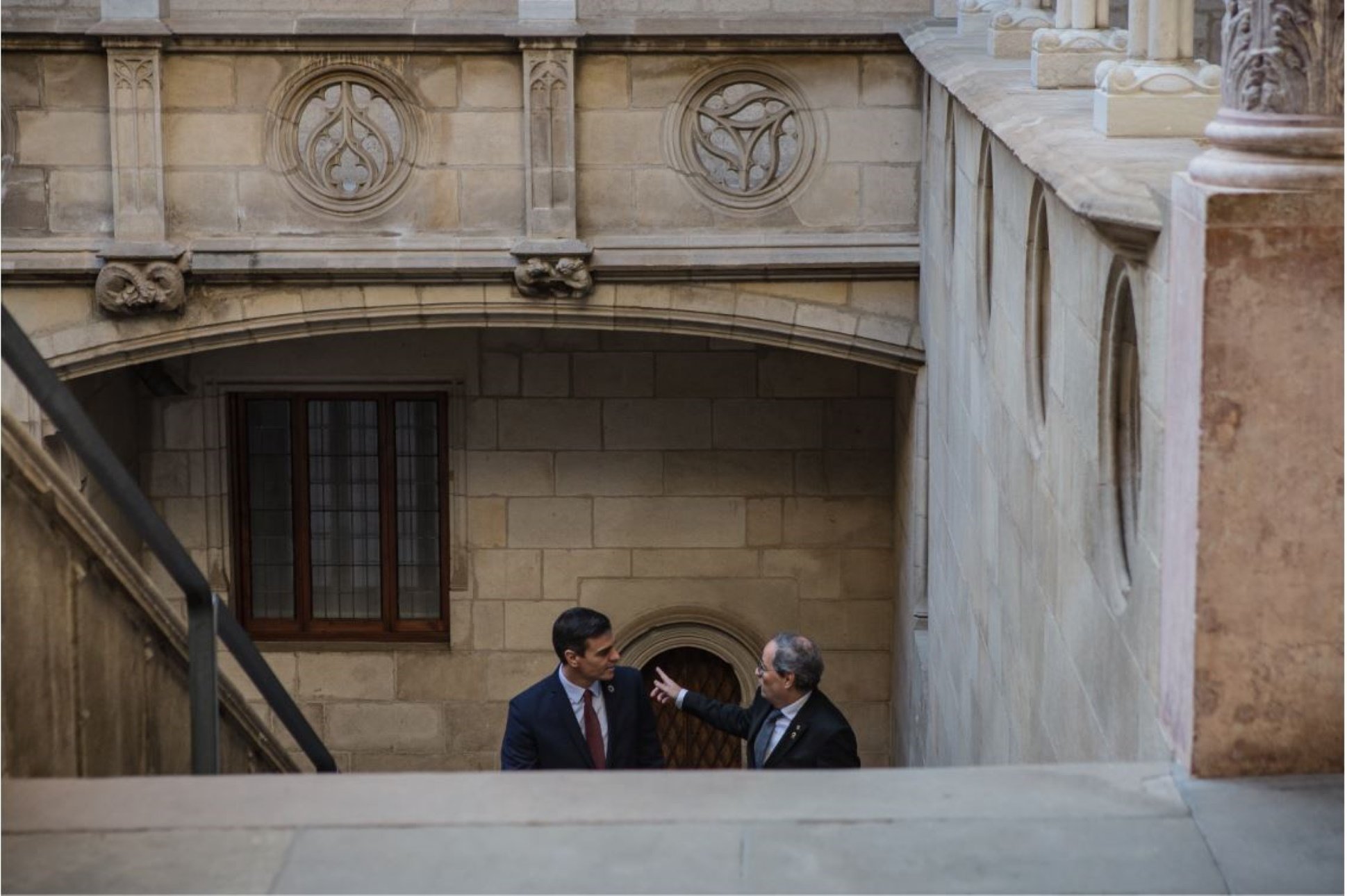 Eco internacional de la entrevista Torra-Sánchez