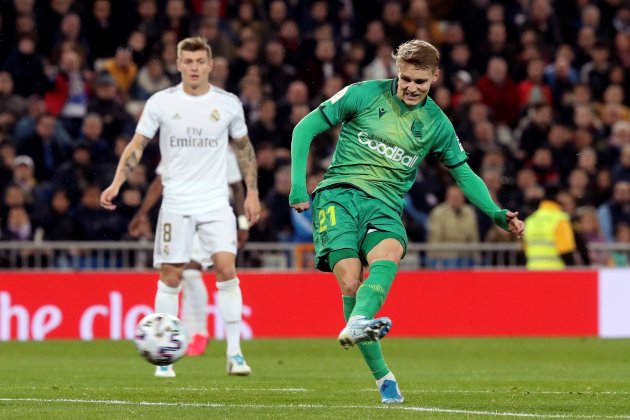 odegaard kroos madrid reial societat efe