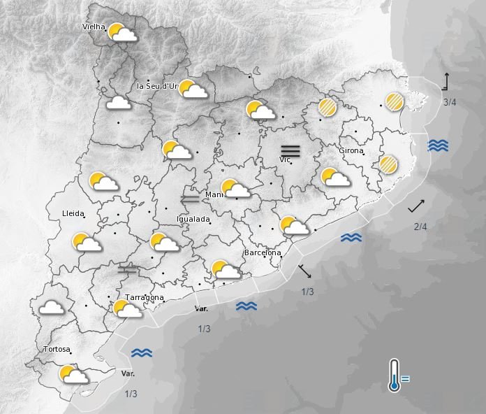 mapa temps