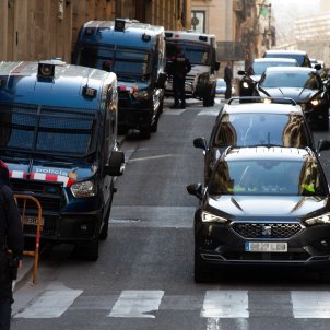 GRAN desplegament mossos comitiva sanchez barcelona - efe GRAN desplegament mossos comitiva sanchez barcelona - efe