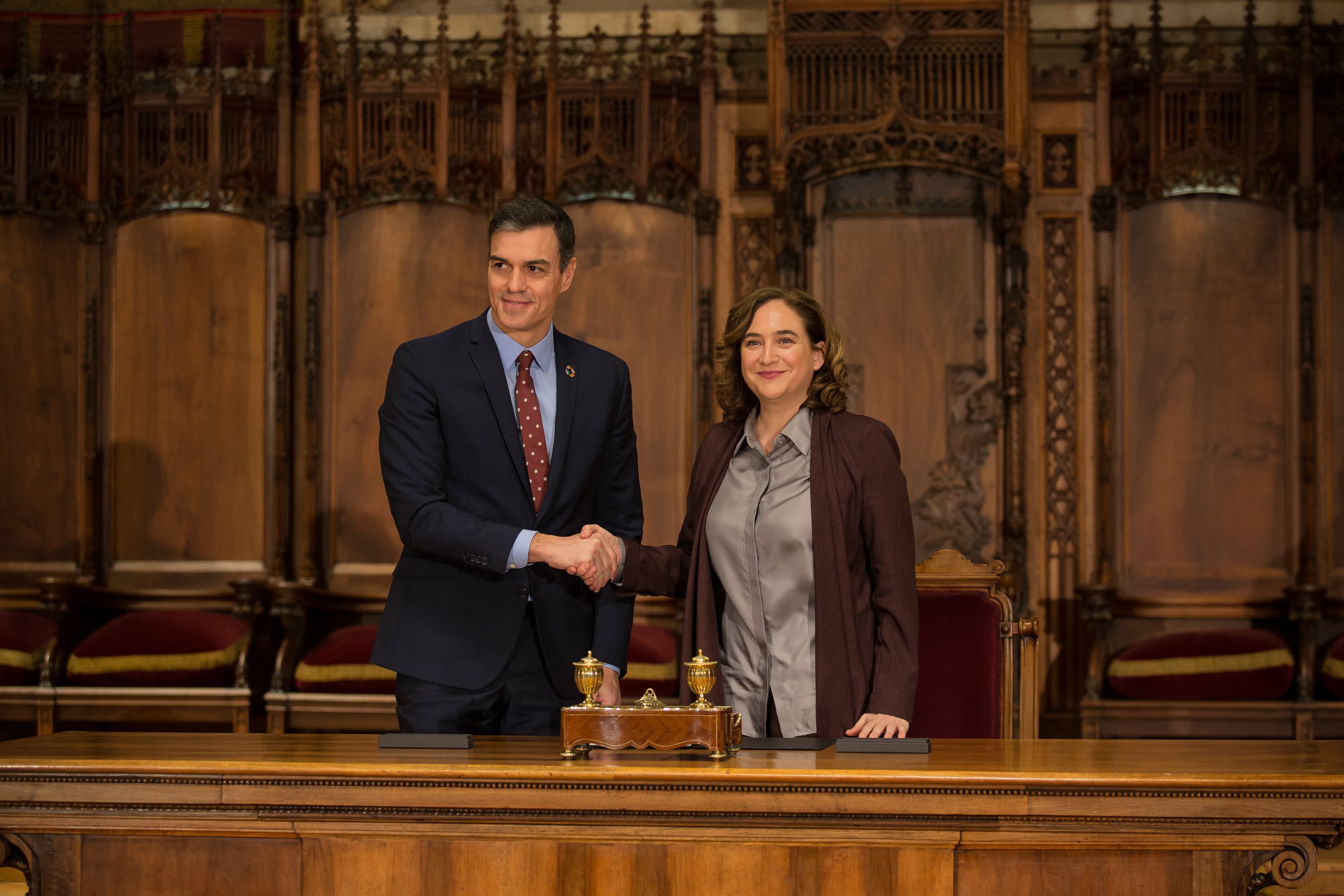 Colau cuestiona a Torra la necesidad de un mediador: "Ahora el Estado dialoga"