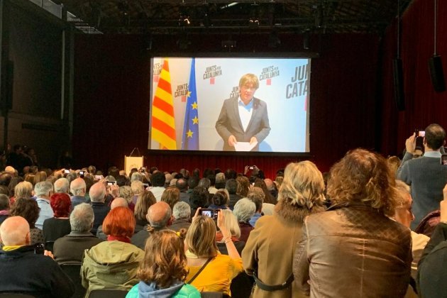 Puigdemont acte JxCat Born Marta Lasalas Puigdemont acte JxCat Born Marta Lasalas