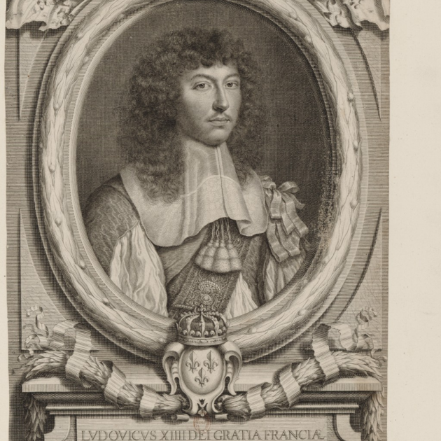 Imatge 1. Retrat de Lluís XIV (1660). Font Bibliothèque Nationale de France