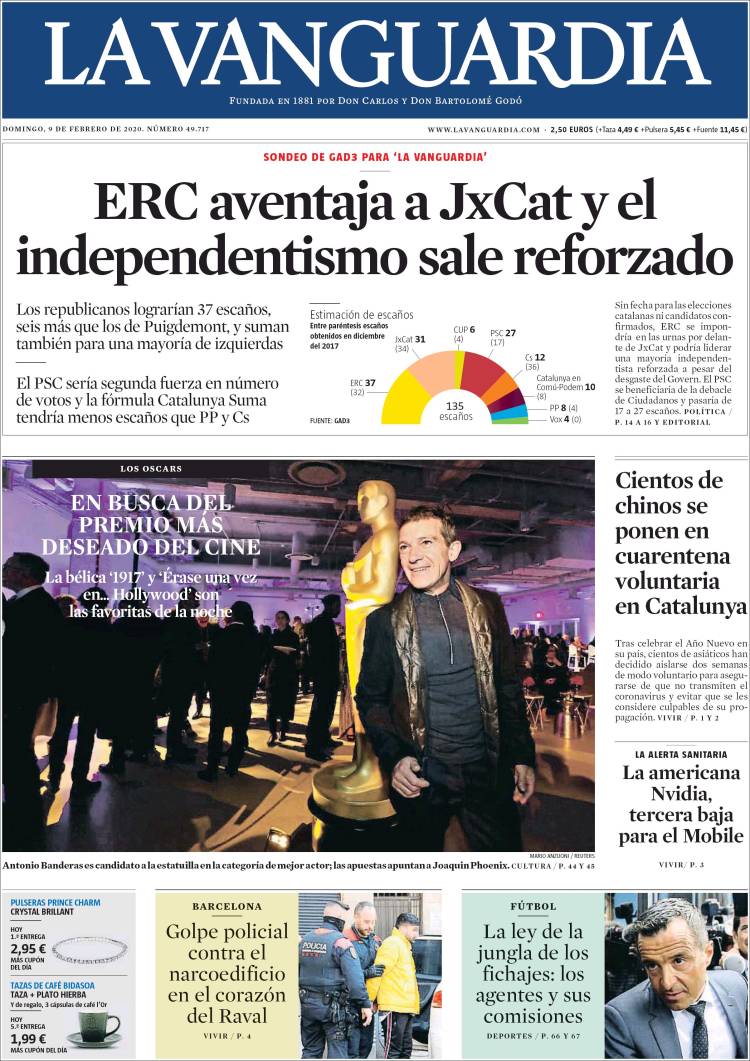 La Vanguardia 9 febrer