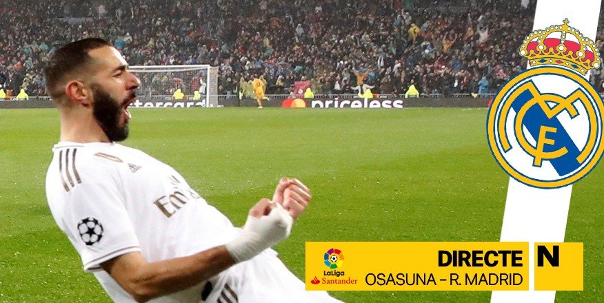El Madrid gana a Osasuna con un sprint final