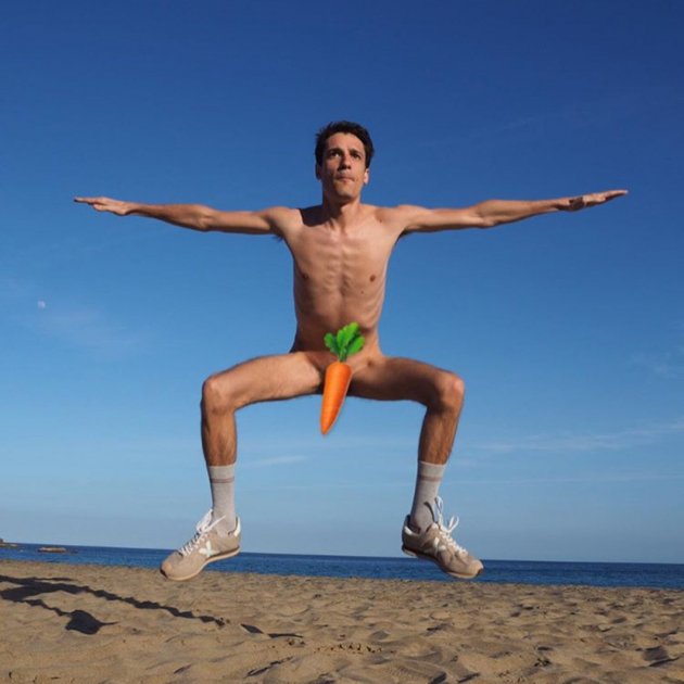 Marcos Franz desnudo zanahoria @marcosfranz