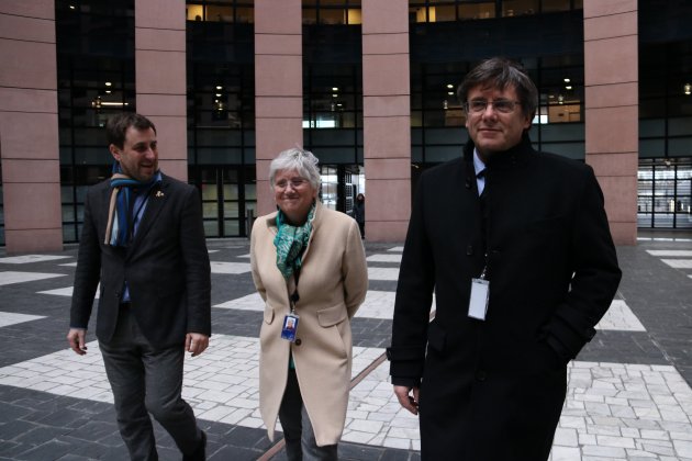 clara ponsati carles puigdemont toni comin parlament europeu - acn