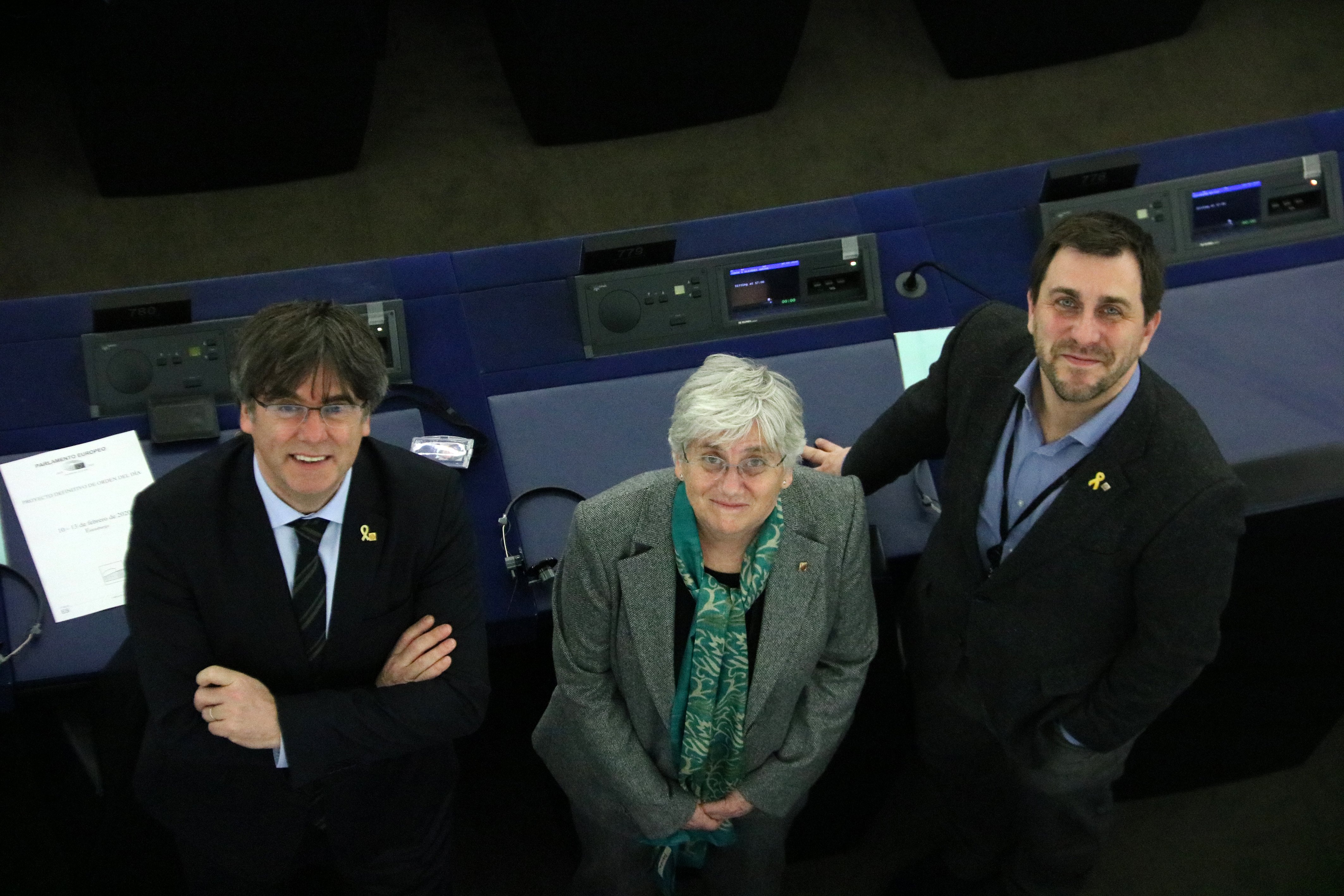 Clara Ponsatí participa en el seu primer ple com a eurodiputada