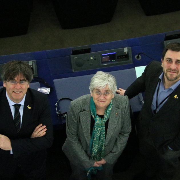 clara ponsati carles puigdemont toni comin parlament europeu - acn